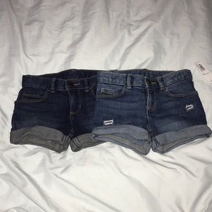 Toddler shorts (2 pairs) NEW